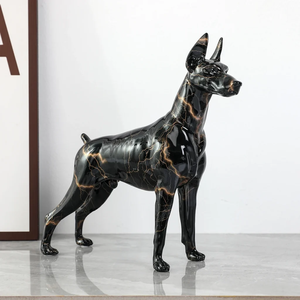 statuette bouledogue français